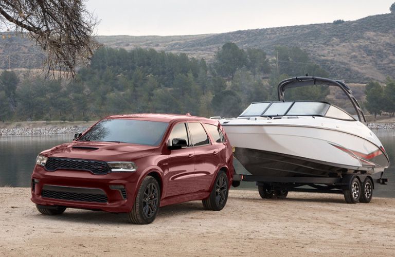 2023 Dodge Durango parked nearby the river